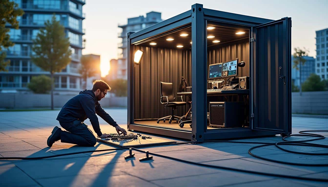 Illustration: Comprendre ce qu’est un conteneur studio et ses spécificités