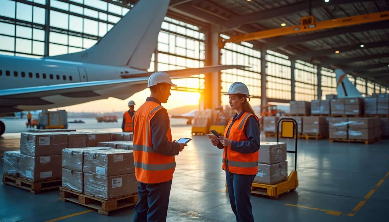 Illustration: Quels sont les métiers et compétences clés dans la logistique aéronautique ?