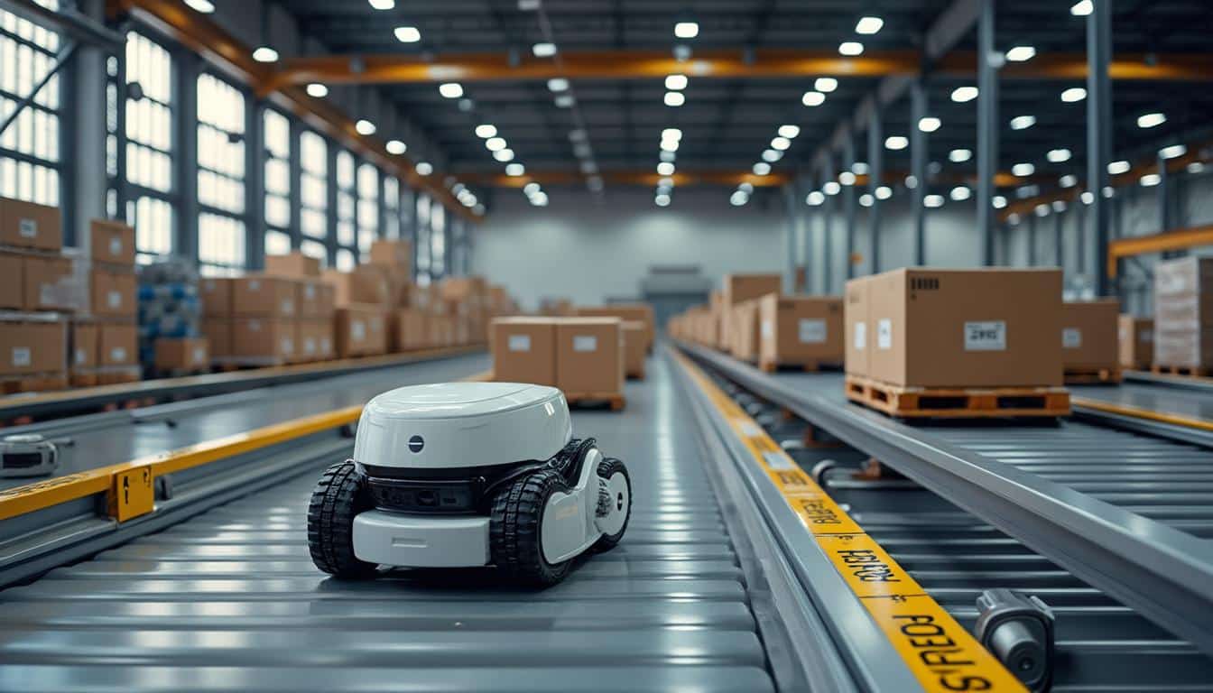 Illustration: Explorer les différentes formes de robots pour la logistique d’entrepôt