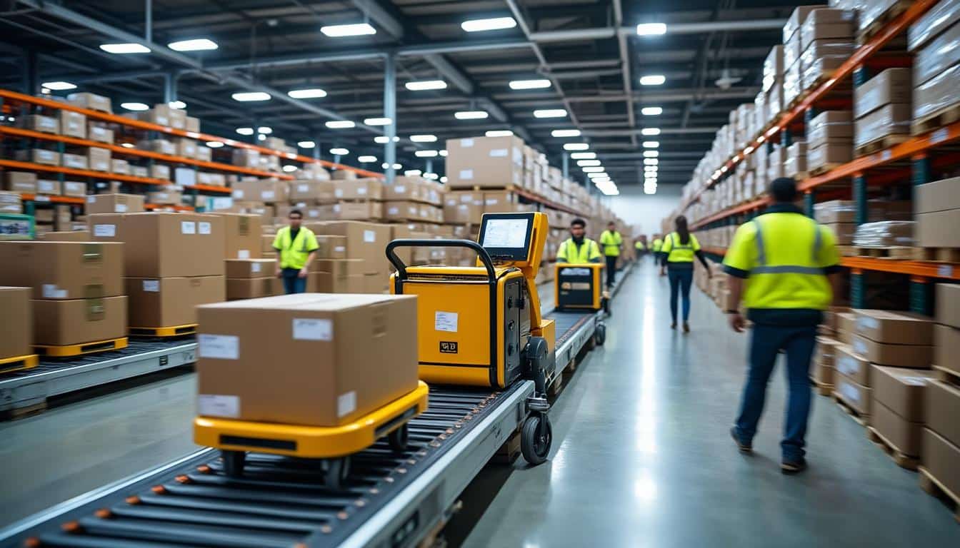 Illustration: Comment les plateformes logistiques assurent le transit fluide de votre colis