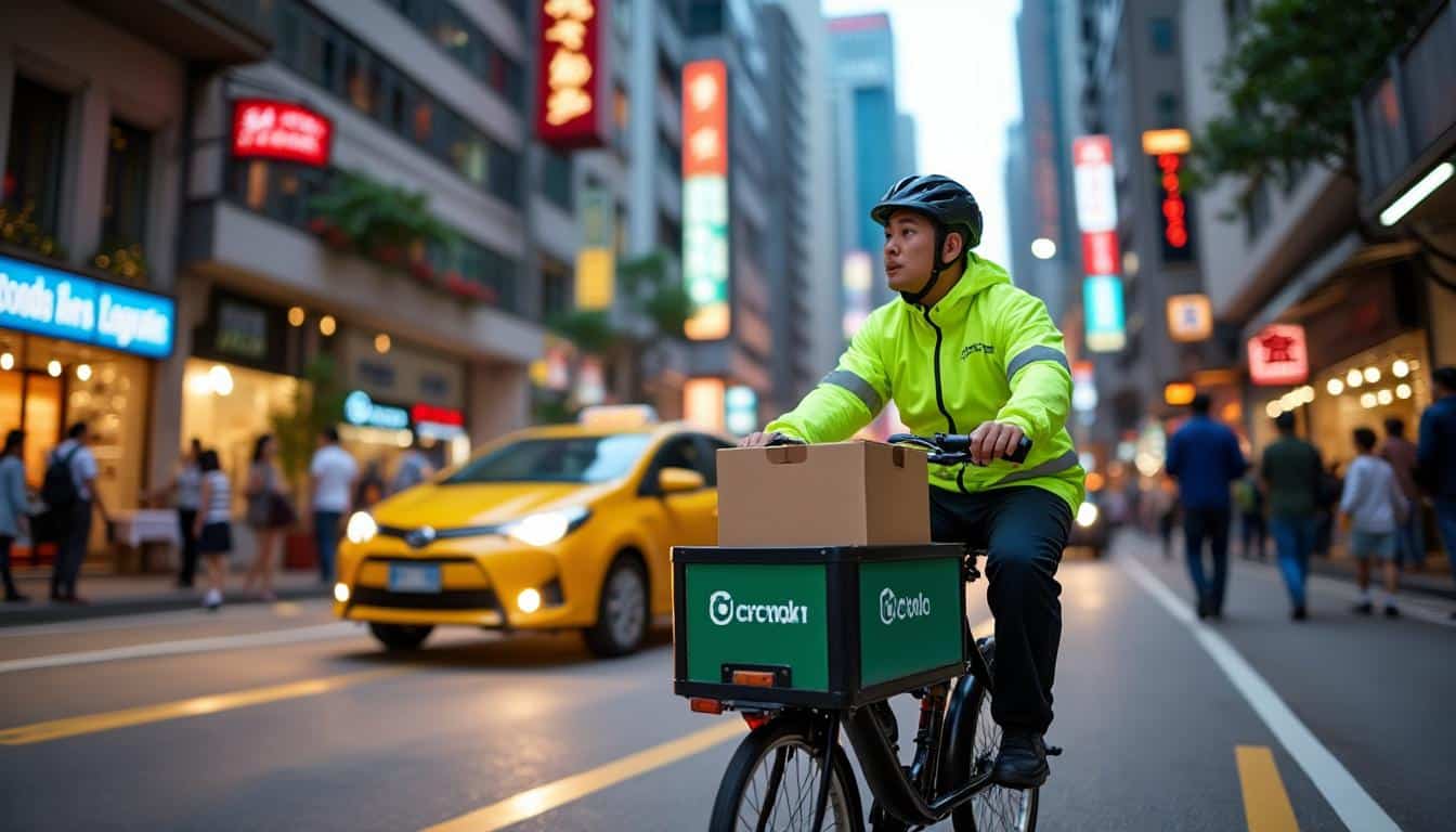 Illustration: Comment Cyclo-HK-Logistic a révolutionné la logistique en milieu urbain