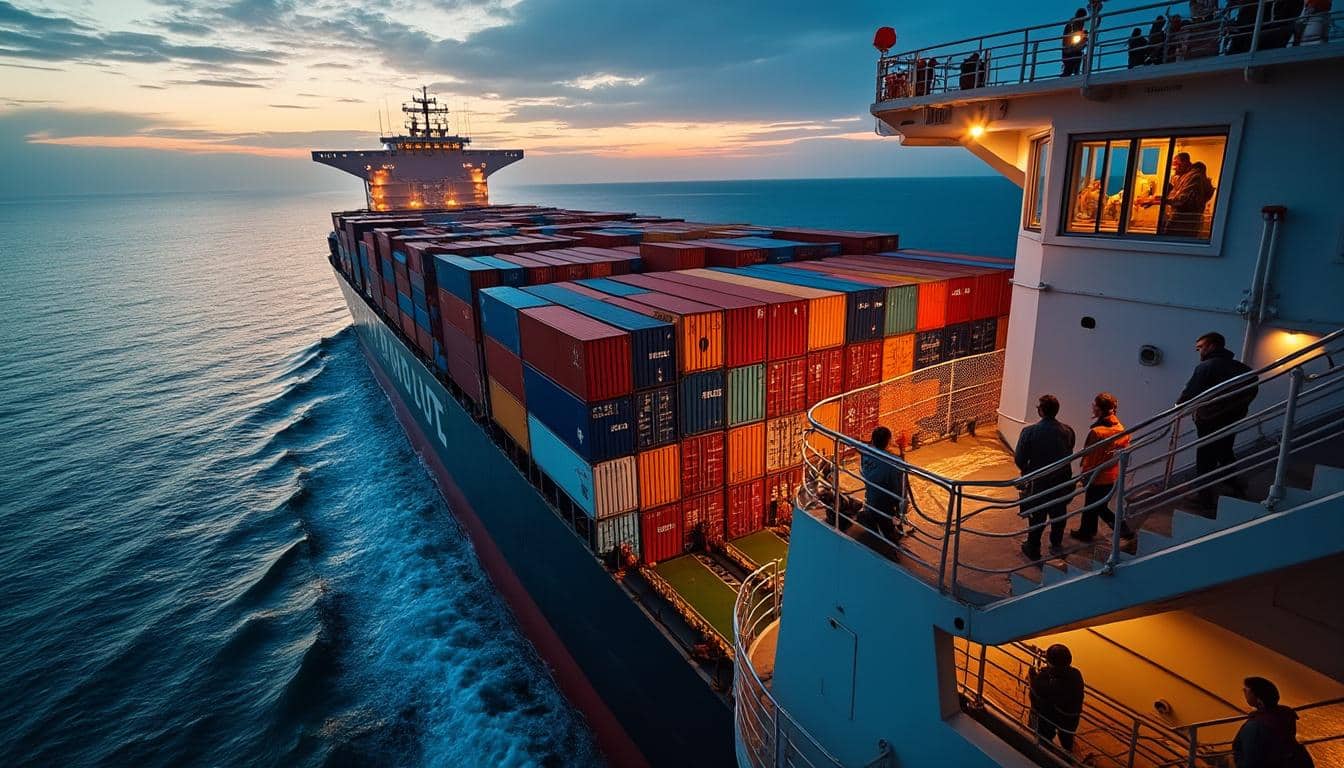 Illustration: Comprendre le fonctionnement des plus grands navires porte-conteneurs