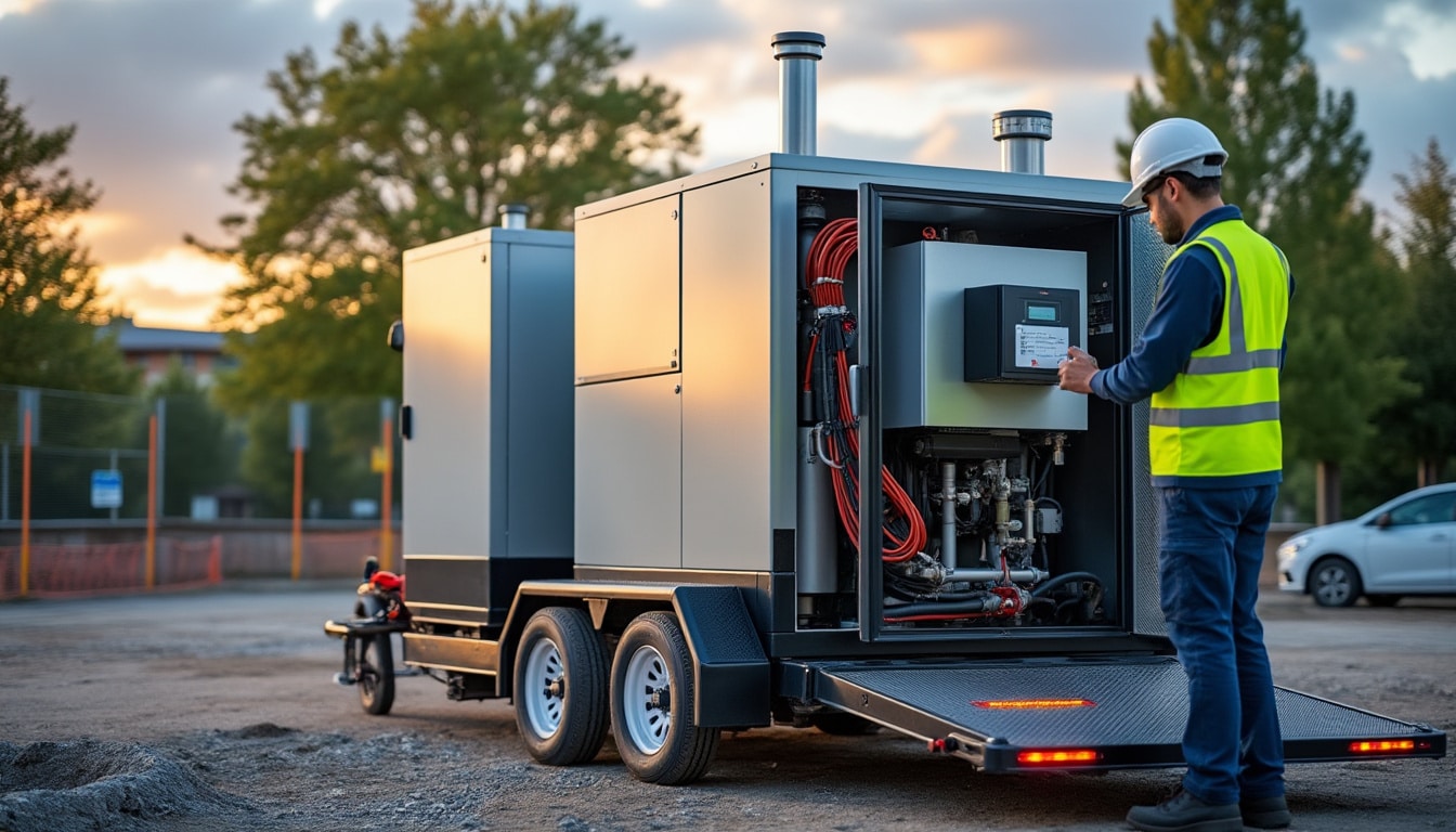 Location de chaufferie verte mobile : solution écologique et flexible