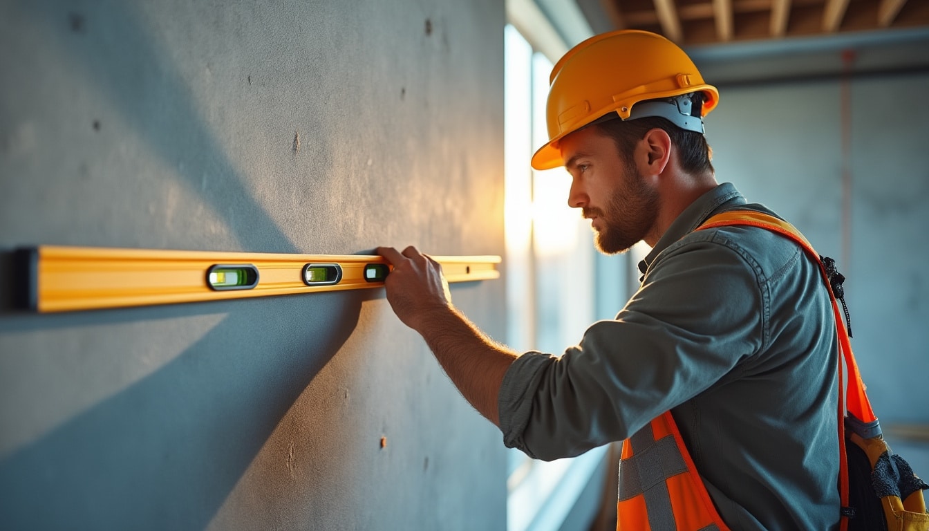 Illustration: Pourquoi le niveau est-il crucial dans la réalisation des travaux de bâtiment ?