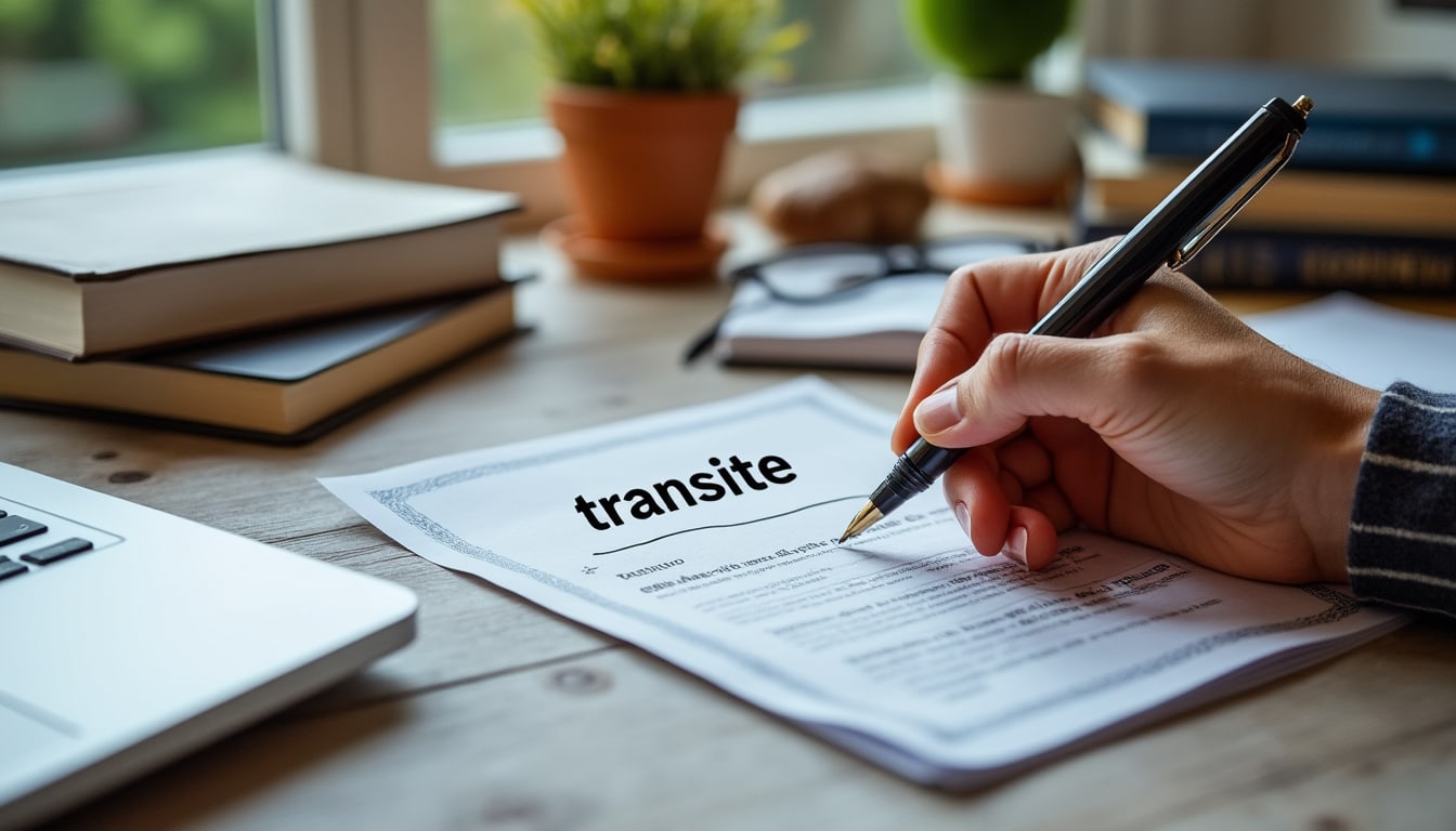 Illustration: Comprendre ce que veut dire le transite : définitions claires et précises
