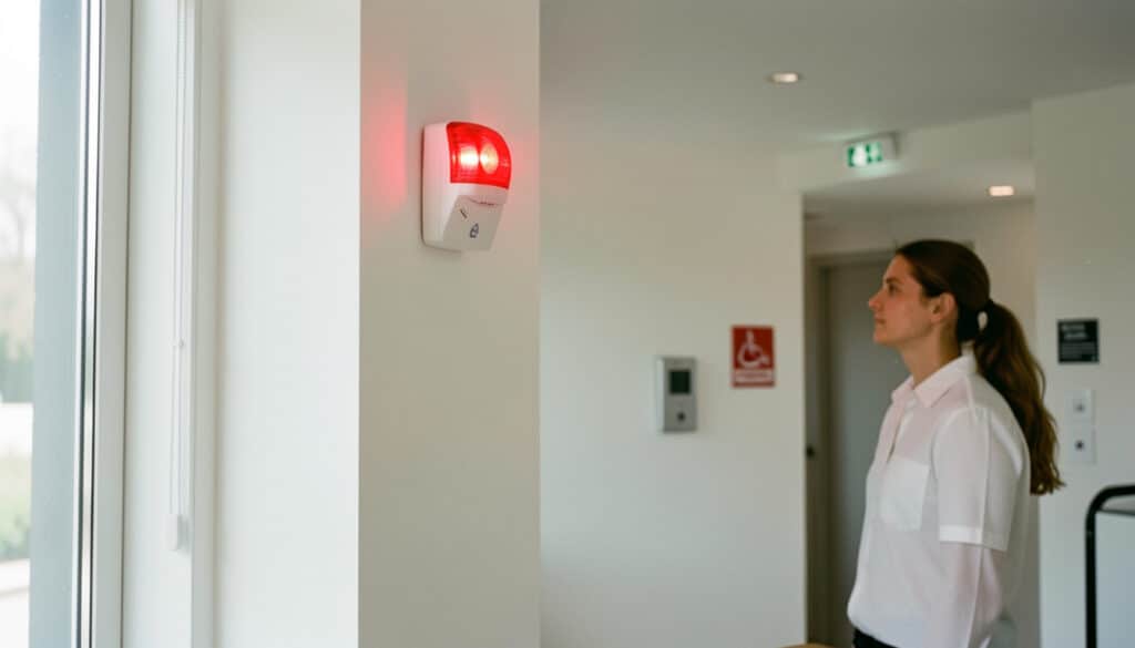 Alarme visuelle et sonore : sécurité et accessibilité