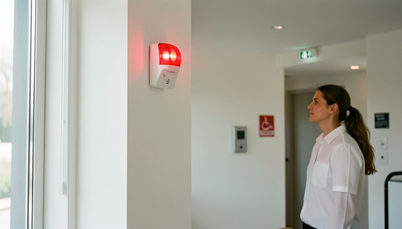 Alarme visuelle et sonore : sécurité et accessibilité