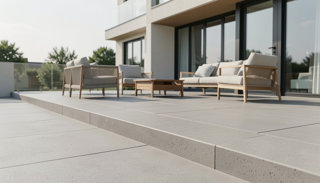Béton bouchardé : usages, relief, prix et finitions