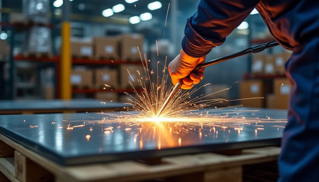 Feuillard en acier : guide complet pour un cerclage industriel sûr