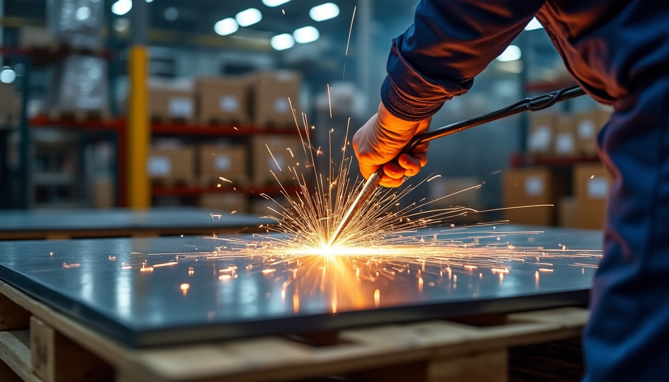 Feuillard en acier : guide complet pour un cerclage industriel sûr